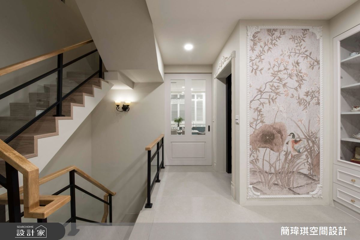 185坪毛胚屋＿當代法式風餐廳樓梯案例圖片＿簡瑋琪空間設計有限公司＿簡瑋琪_60之9