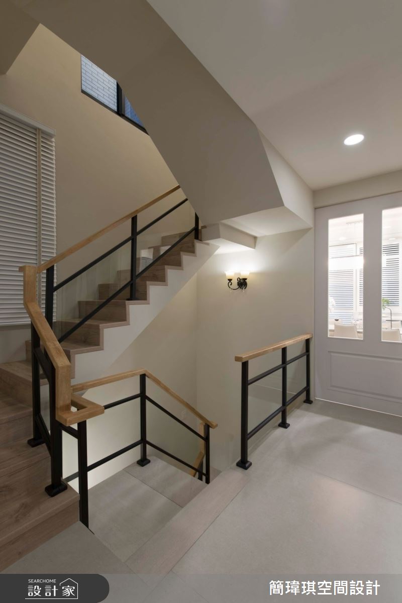 185坪毛胚屋＿當代法式風樓梯案例圖片＿簡瑋琪空間設計有限公司＿簡瑋琪_60之19
