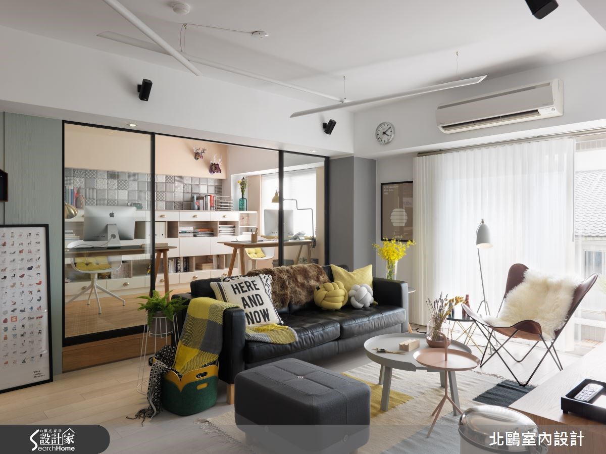 26坪新成屋(5年以下)＿北歐風客廳案例圖片＿北鷗室內設計＿北鷗_10之2