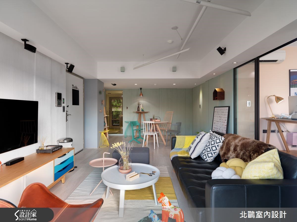 26坪新成屋(5年以下)＿北歐風客廳案例圖片＿北鷗室內設計＿北鷗_10之8