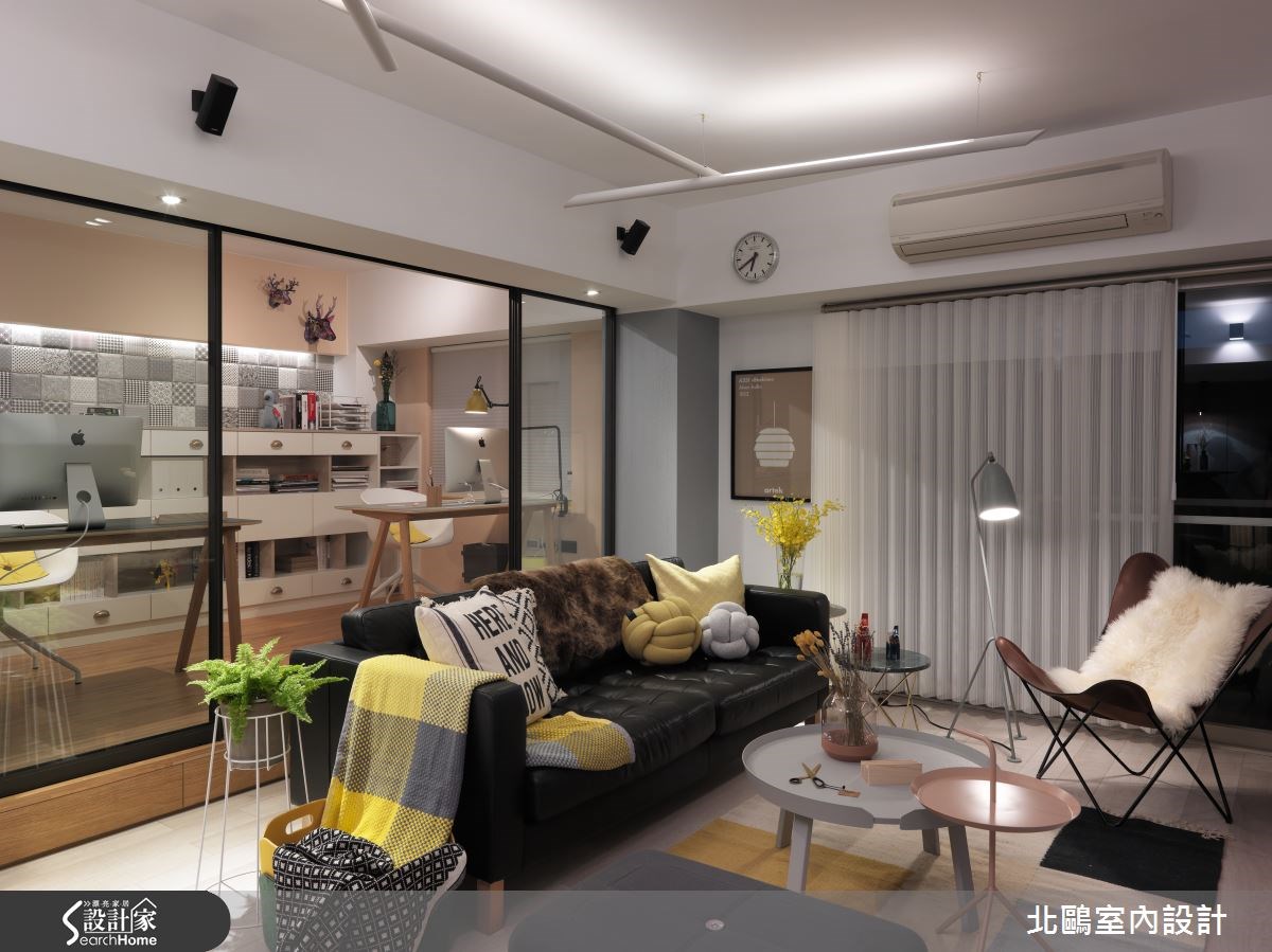 26坪新成屋(5年以下)＿北歐風客廳案例圖片＿北鷗室內設計＿北鷗_10之20