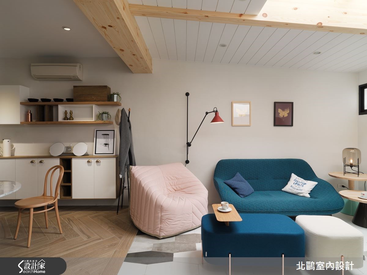 34坪老屋(16~30年)＿北歐風客廳案例圖片＿北鷗室內設計＿北鷗_14Sancal House之3