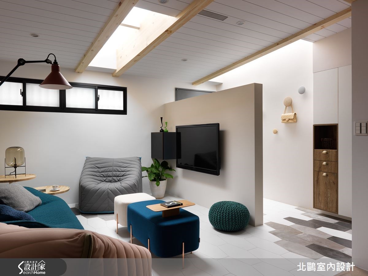 34坪老屋(16~30年)＿北歐風客廳案例圖片＿北鷗室內設計＿北鷗_14Sancal House之6