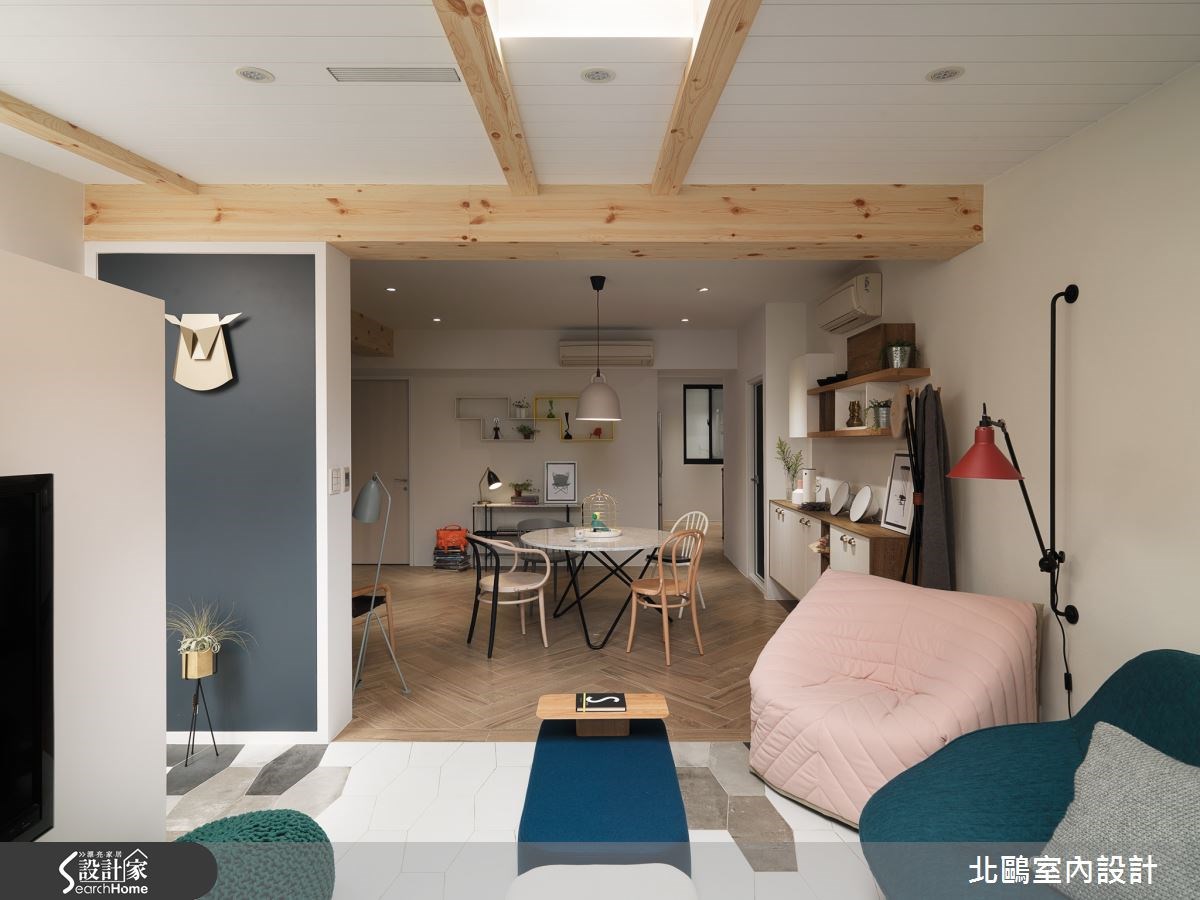 34坪老屋(16~30年)＿北歐風客廳案例圖片＿北鷗室內設計＿北鷗_14Sancal House之8