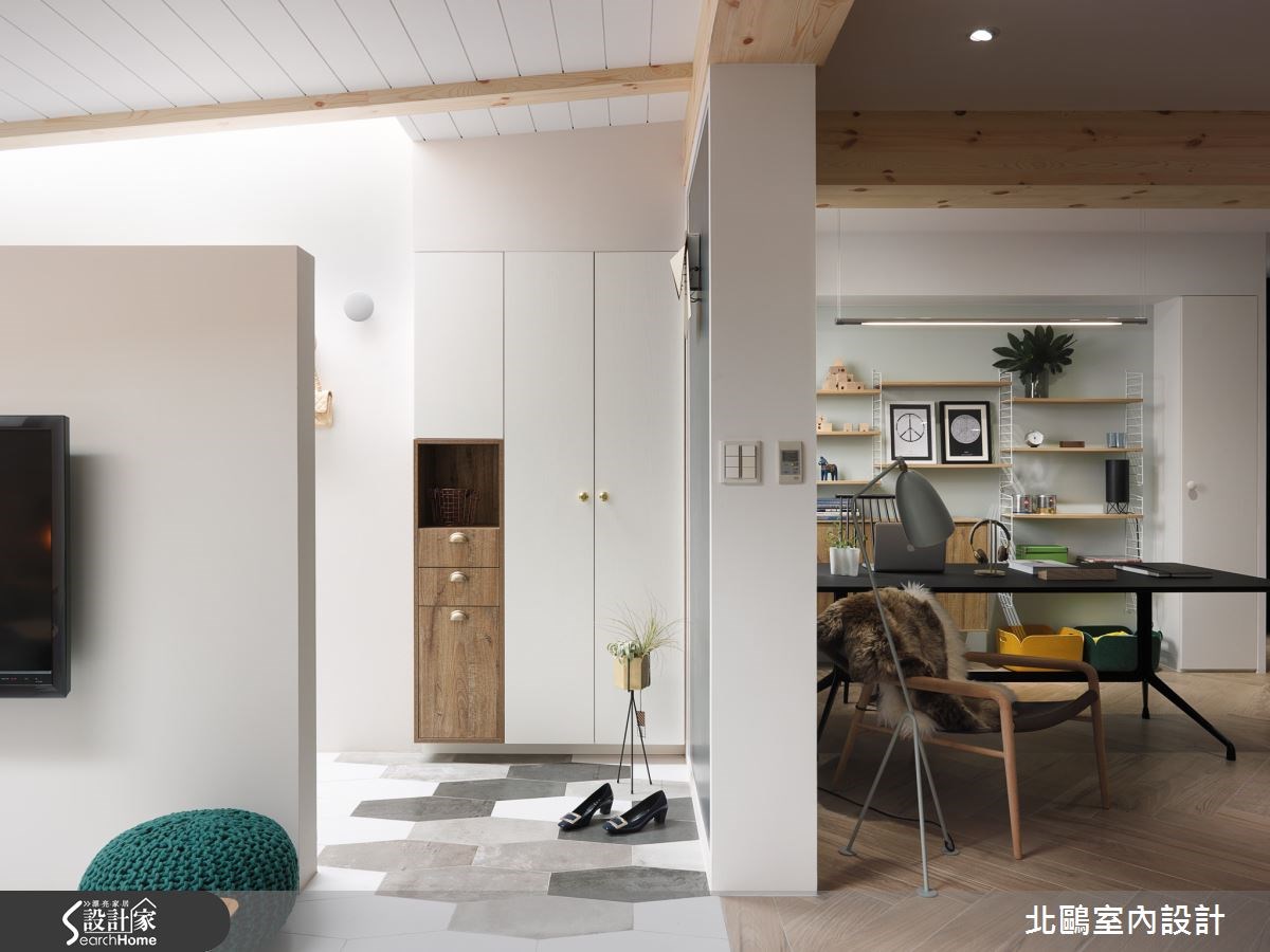 34坪老屋(16~30年)＿北歐風玄關案例圖片＿北鷗室內設計＿北鷗_14Sancal House之9