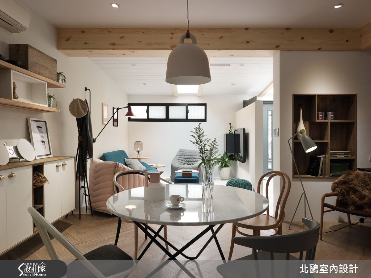 34坪老屋(16~30年)＿北歐風餐廳案例圖片＿北鷗室內設計＿北鷗_14Sancal House之13