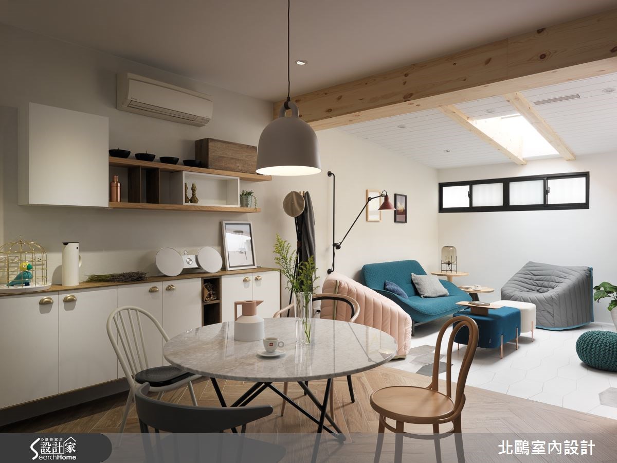 34坪老屋(16~30年)＿北歐風餐廳案例圖片＿北鷗室內設計＿北鷗_14Sancal House之14