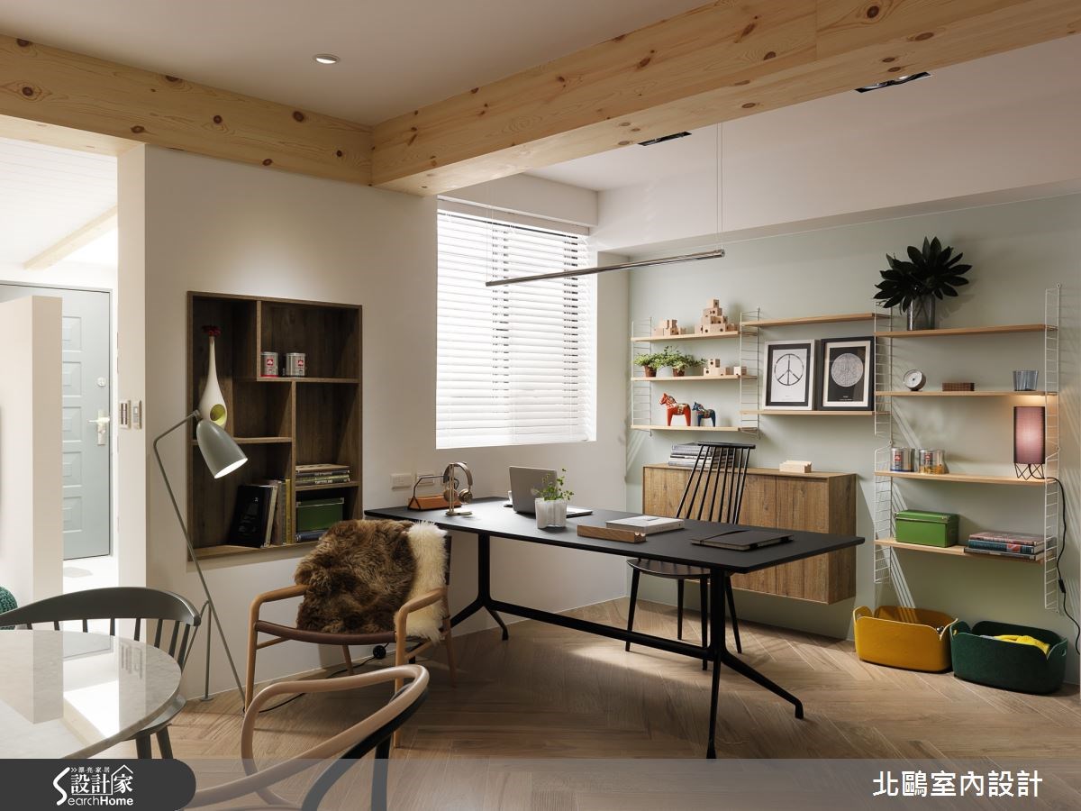 34坪老屋(16~30年)＿北歐風工作區案例圖片＿北鷗室內設計＿北鷗_14Sancal House之16