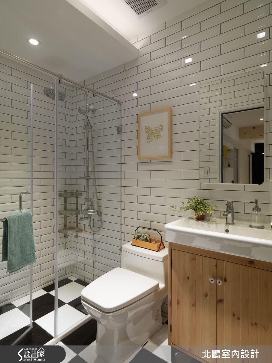 34坪老屋(16~30年)＿北歐風浴室案例圖片＿北鷗室內設計＿北鷗_14Sancal House之24