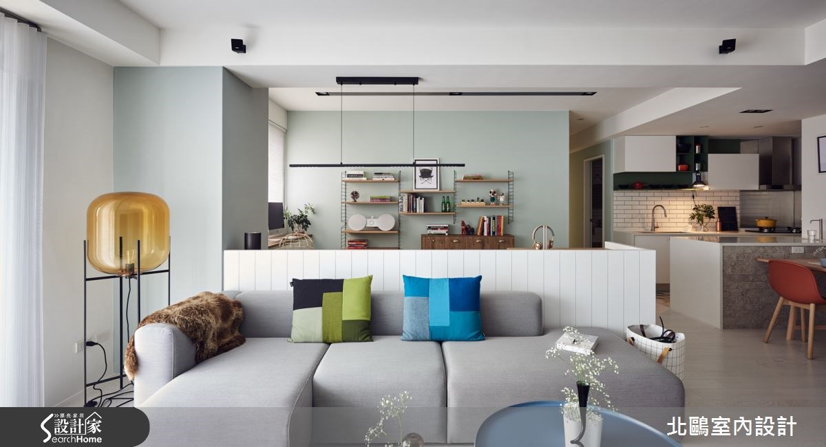 45坪新成屋(5年以下)＿北歐風客廳案例圖片＿北鷗室內設計＿北鷗_15XC House之11