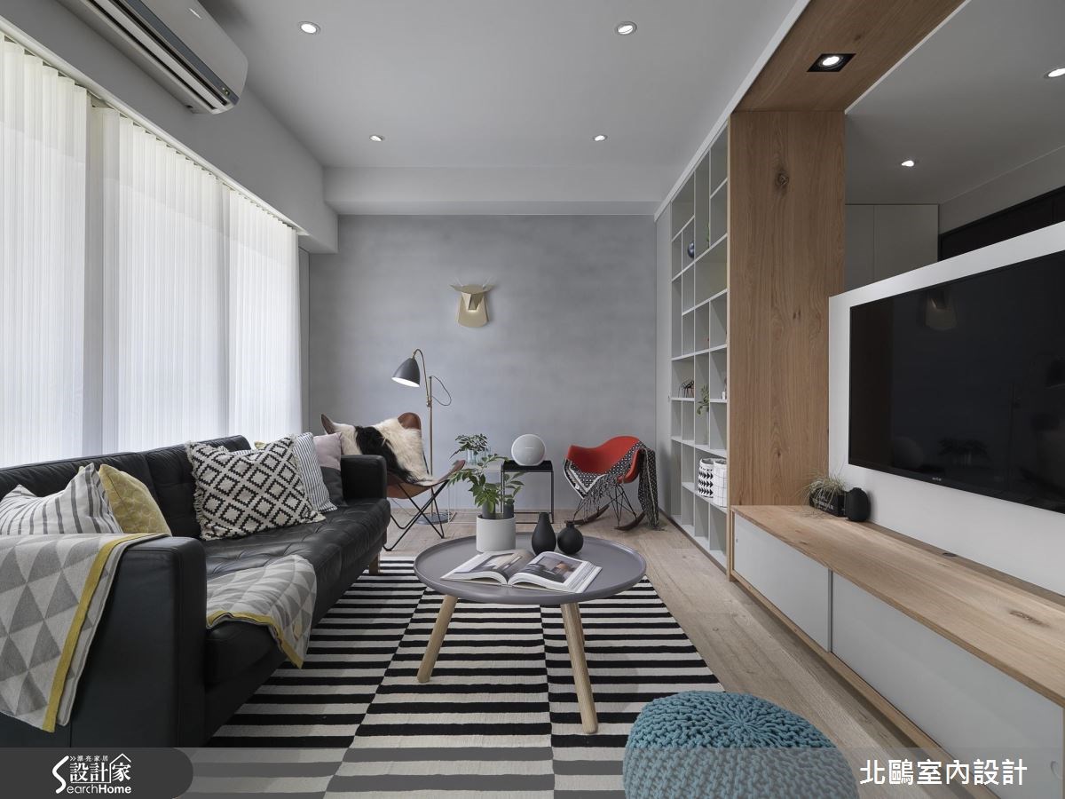 30坪新成屋(5年以下)＿北歐風客廳案例圖片＿北鷗室內設計＿北鷗_16之14
