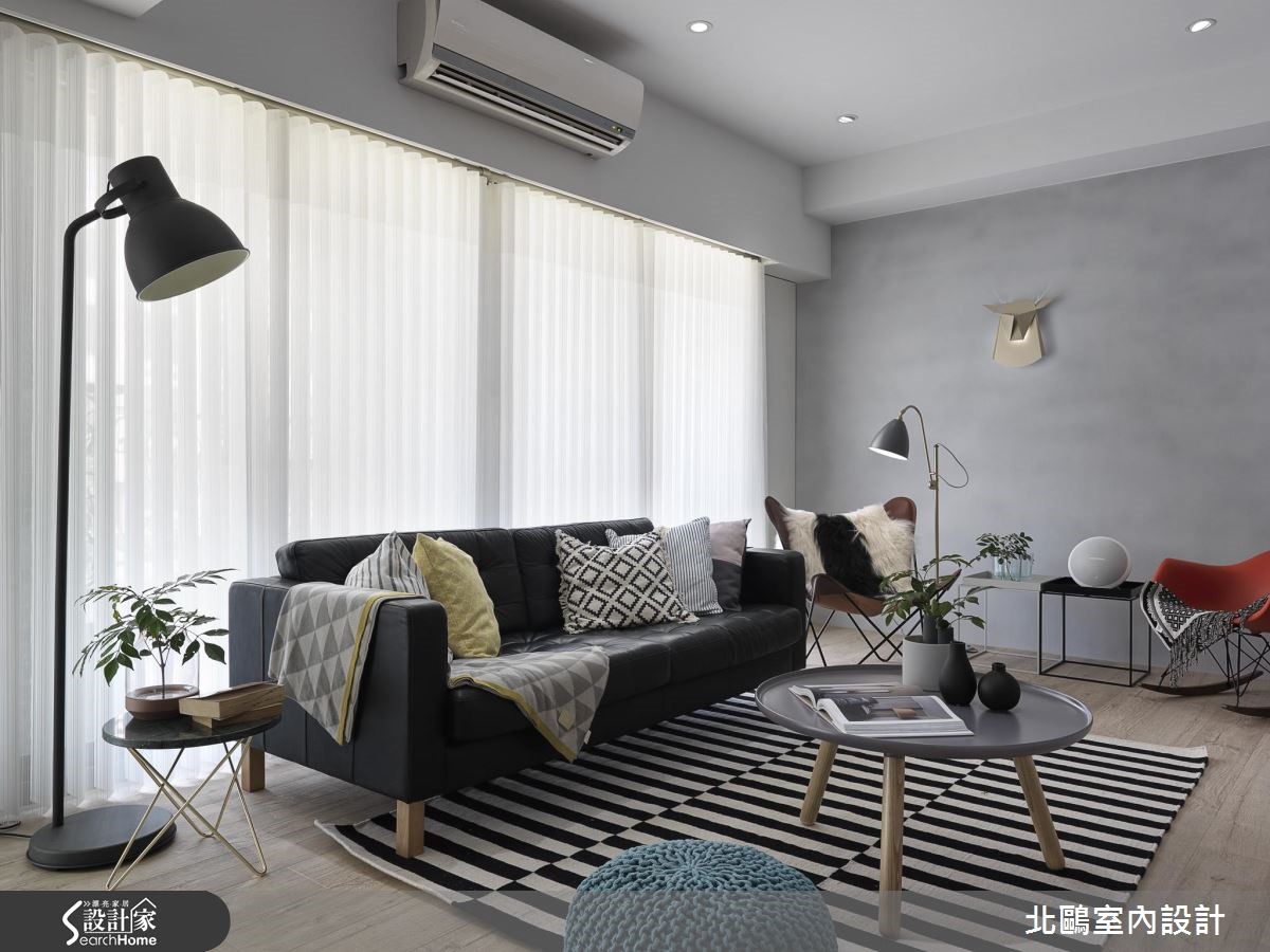 30坪新成屋(5年以下)＿北歐風客廳案例圖片＿北鷗室內設計＿北鷗_16之15
