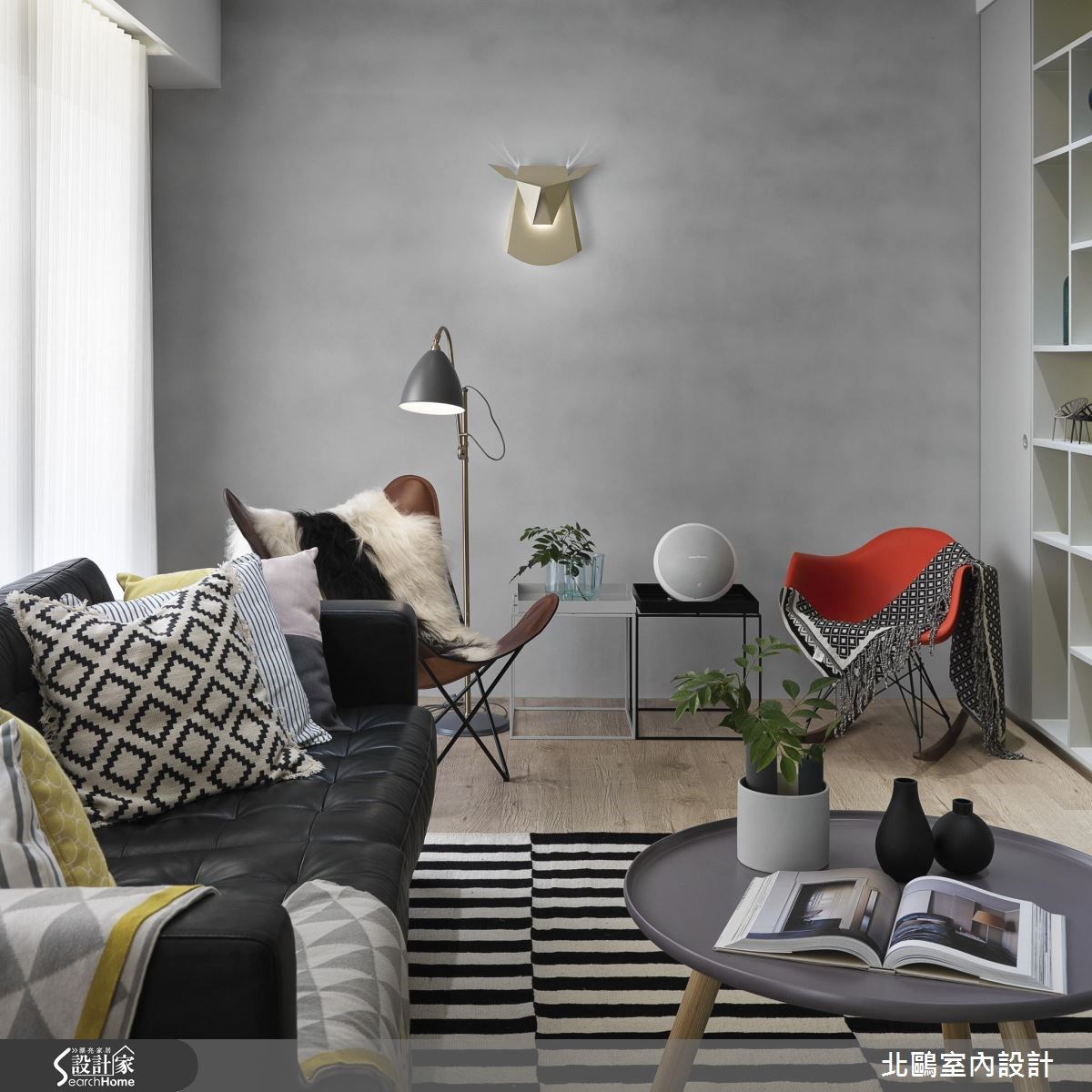 30坪新成屋(5年以下)＿北歐風客廳案例圖片＿北鷗室內設計＿北鷗_16之16