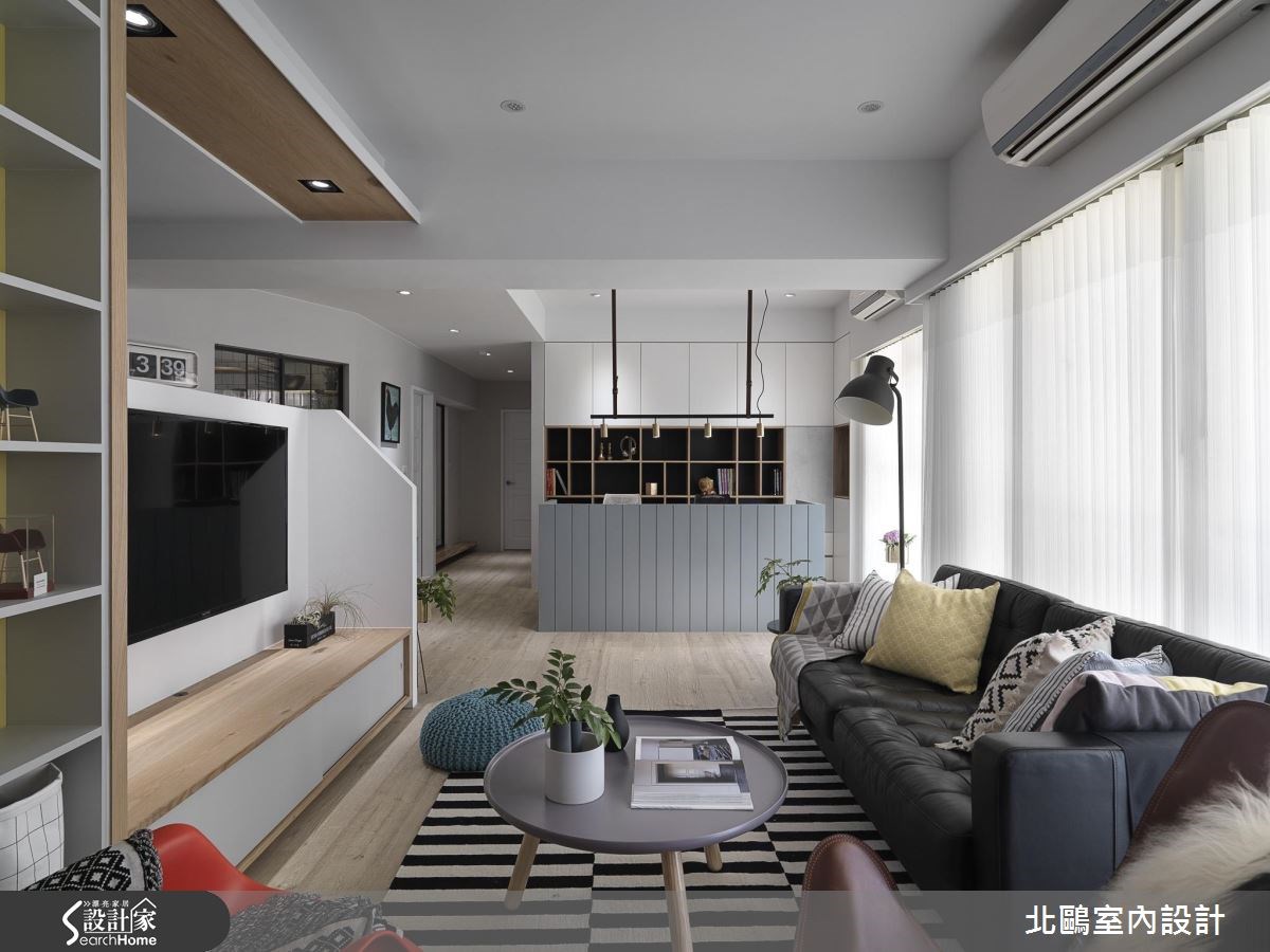 30坪新成屋(5年以下)＿北歐風客廳案例圖片＿北鷗室內設計＿北鷗_16之17