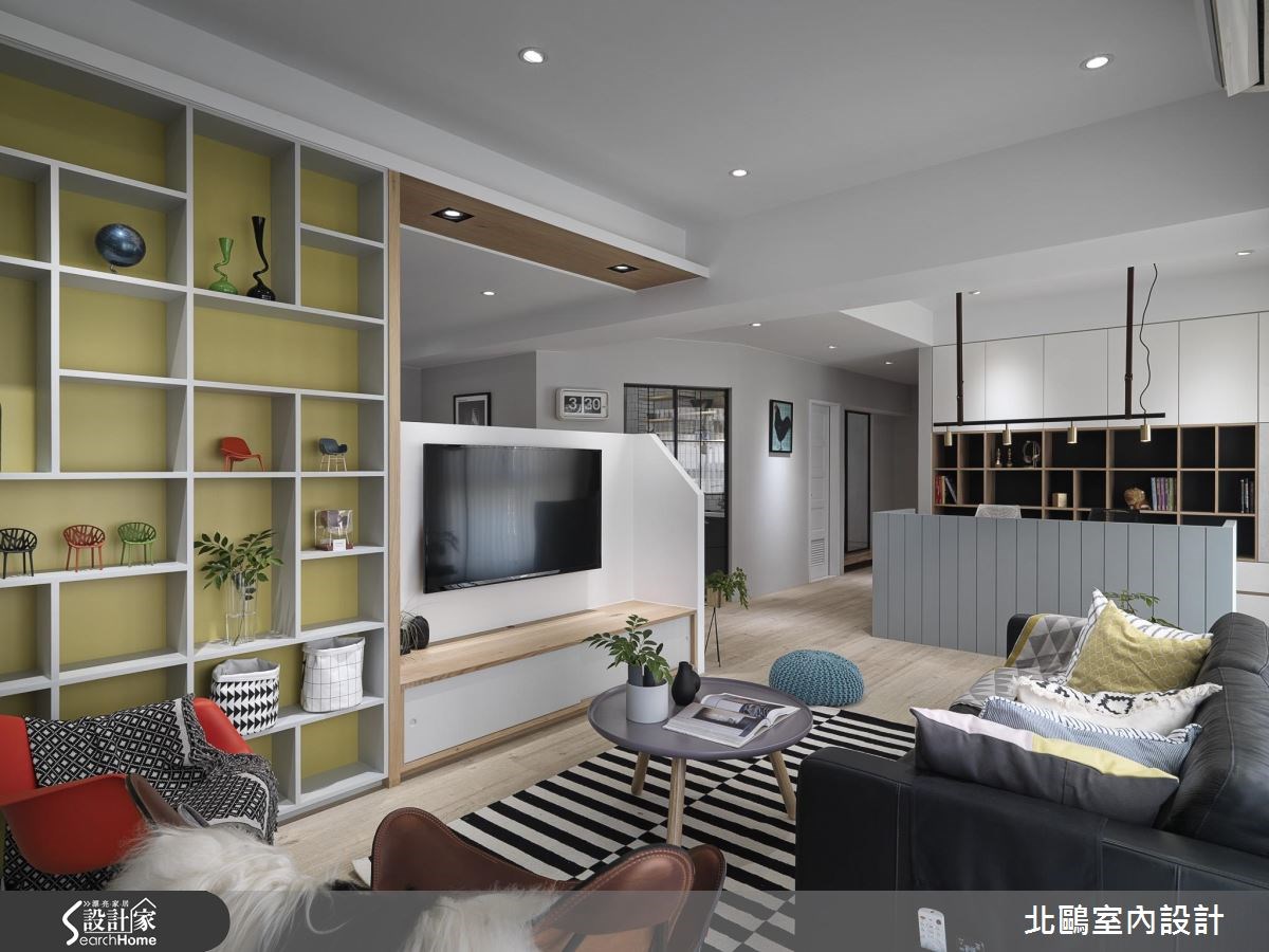 30坪新成屋(5年以下)＿北歐風客廳案例圖片＿北鷗室內設計＿北鷗_16之18