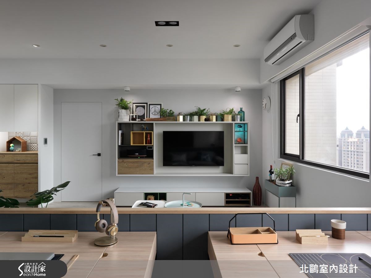 30坪新成屋(5年以下)＿北歐風客廳案例圖片＿北鷗室內設計＿北鷗_18Harvard House之9