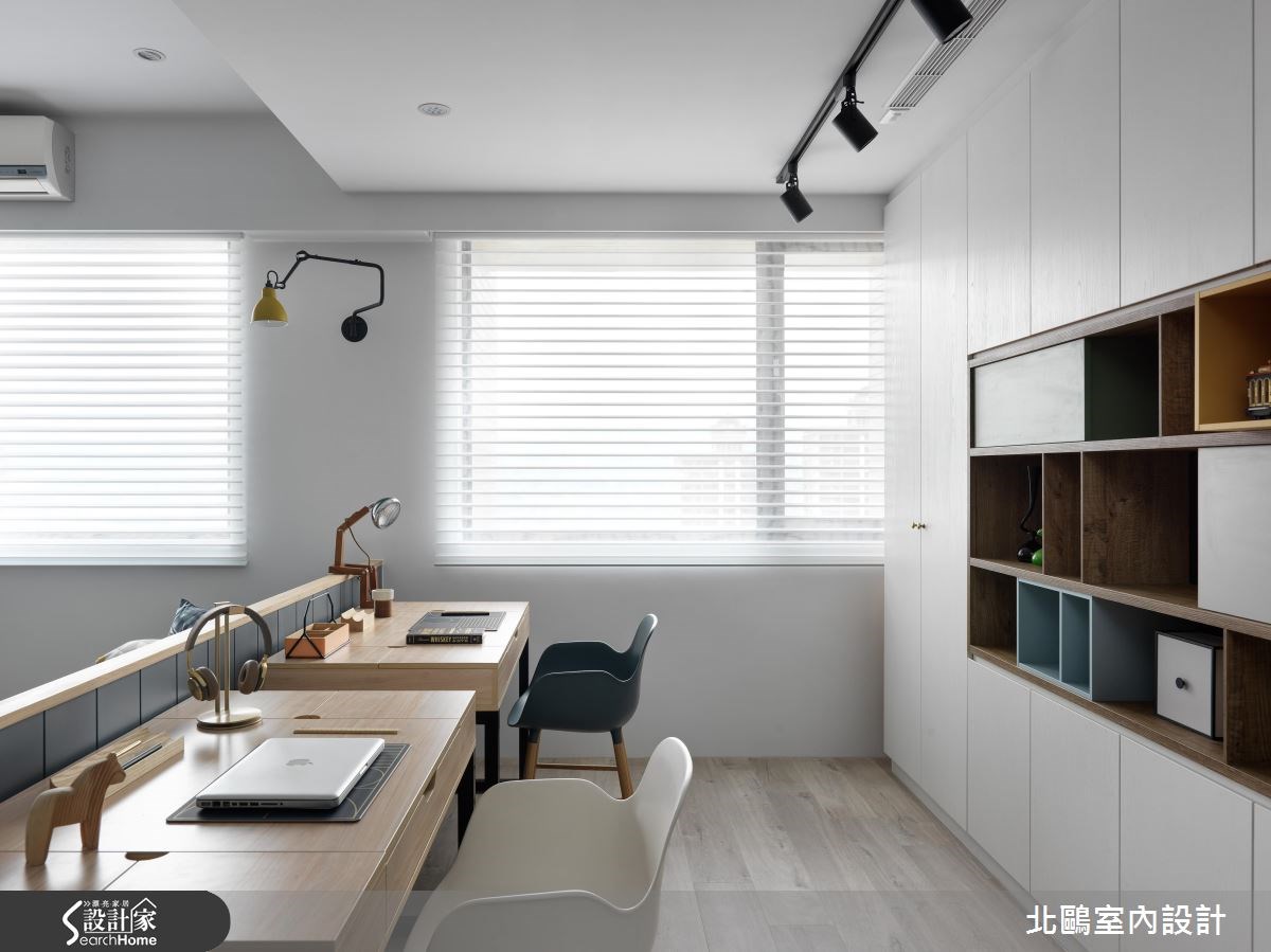 30坪新成屋(5年以下)＿北歐風工作區案例圖片＿北鷗室內設計＿北鷗_18Harvard House之11