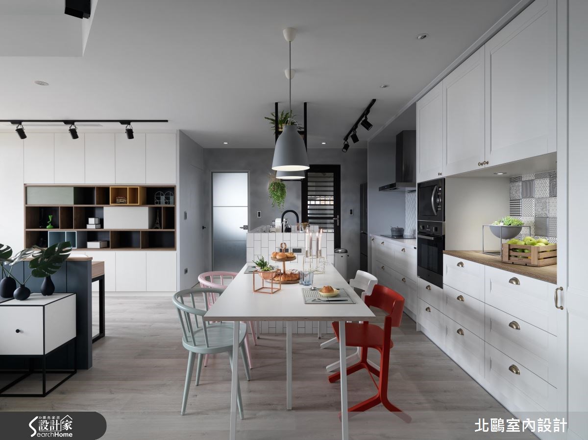 30坪新成屋(5年以下)＿北歐風餐廳案例圖片＿北鷗室內設計＿北鷗_18Harvard House之15