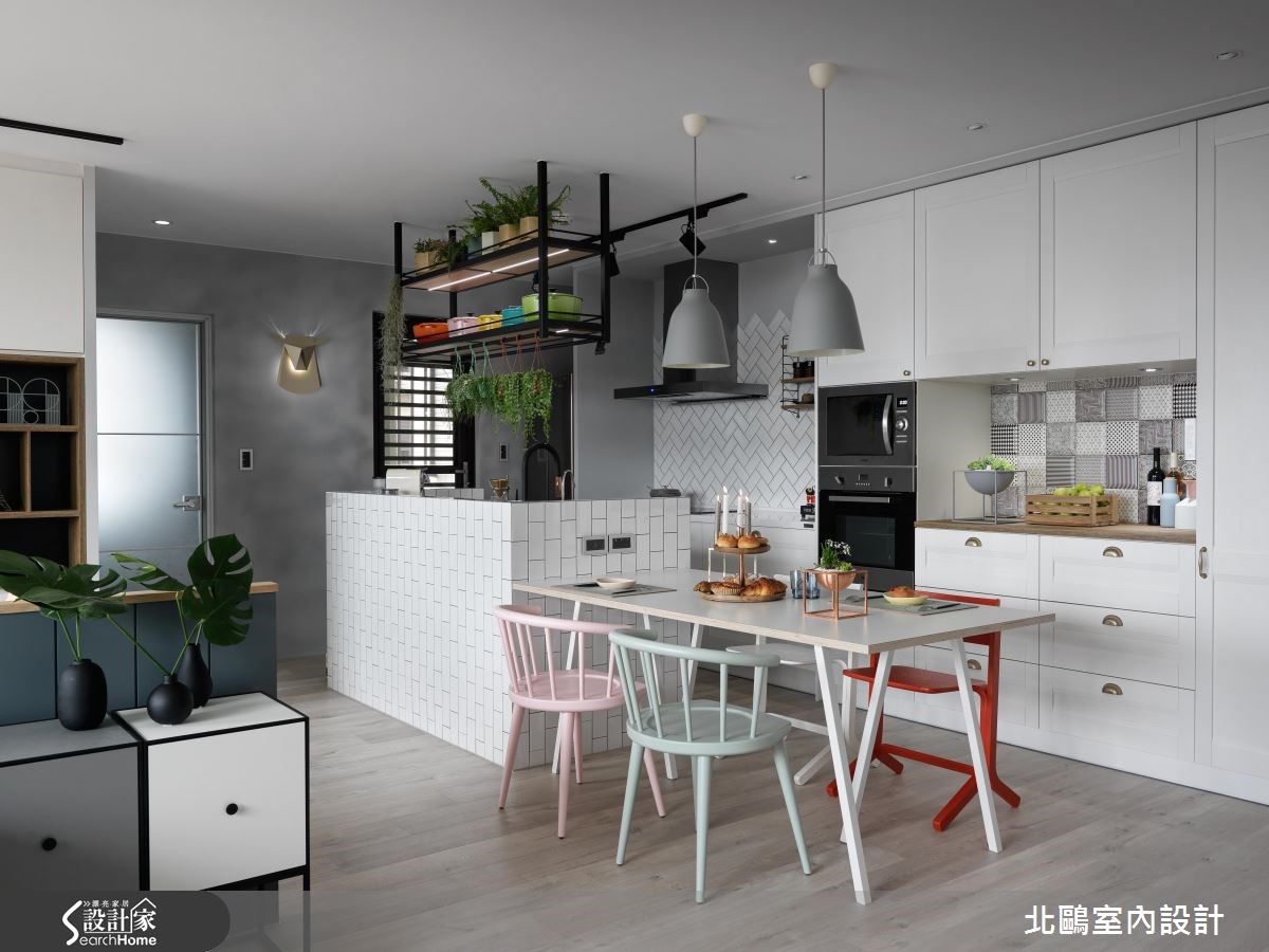 30坪新成屋(5年以下)＿北歐風餐廳案例圖片＿北鷗室內設計＿北鷗_18Harvard House之16