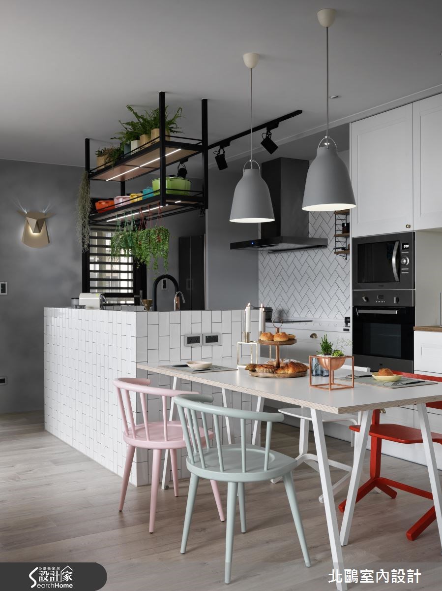 30坪新成屋(5年以下)＿北歐風餐廳案例圖片＿北鷗室內設計＿北鷗_18Harvard House之17