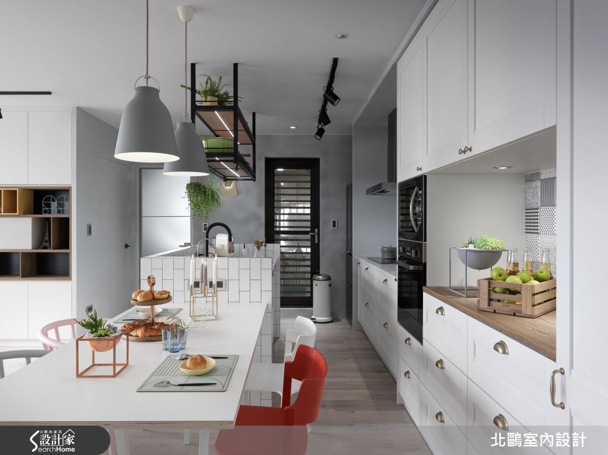 30坪新成屋(5年以下)＿北歐風餐廳案例圖片＿北鷗室內設計＿北鷗_18Harvard House之19