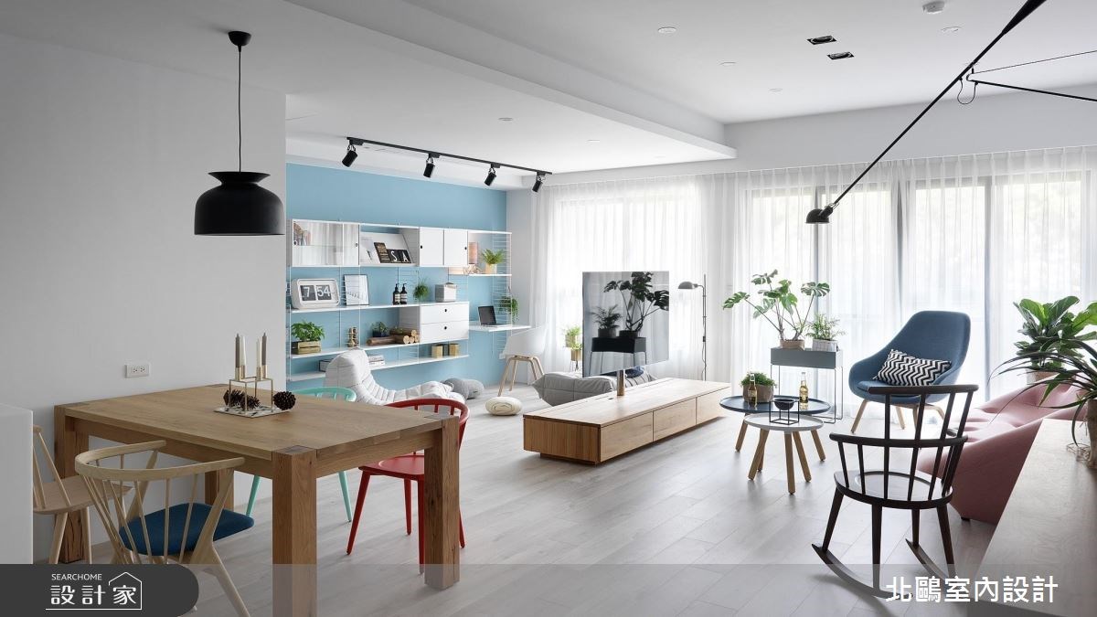 35坪新成屋(5年以下)＿北歐風客廳餐廳案例圖片＿北鷗室內設計＿北鷗_19Warm House之2