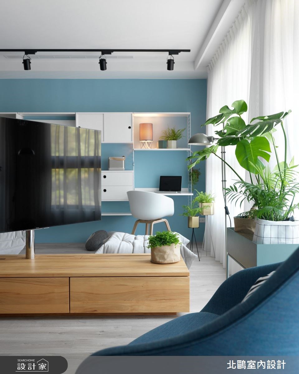 35坪新成屋(5年以下)＿北歐風客廳案例圖片＿北鷗室內設計＿北鷗_19Warm House之16