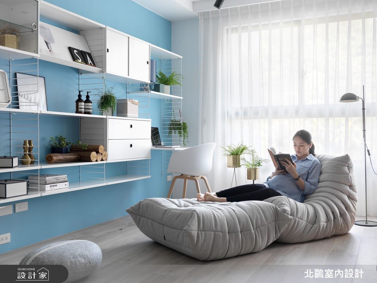 35坪新成屋(5年以下)＿北歐風客廳案例圖片＿北鷗室內設計＿北鷗_19Warm House之23