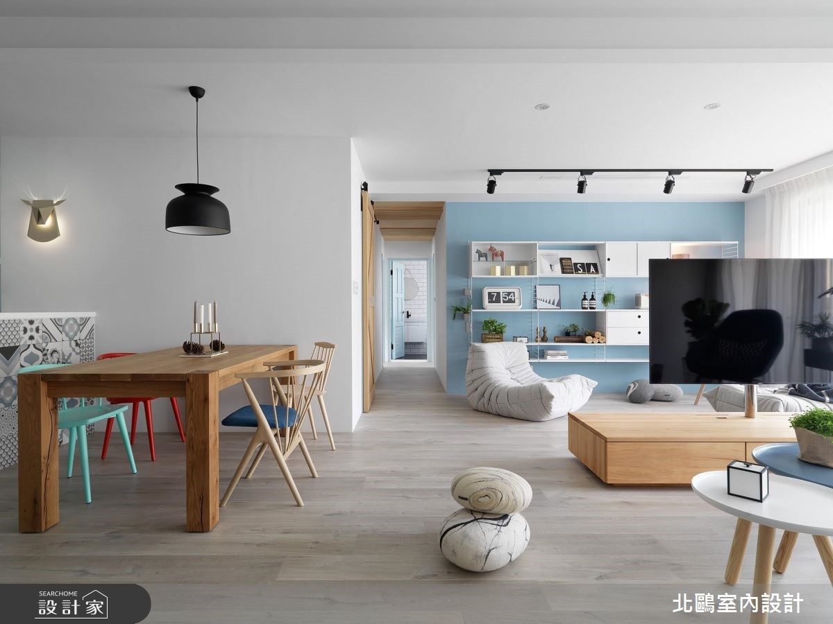35坪新成屋(5年以下)＿北歐風客廳餐廳案例圖片＿北鷗室內設計＿北鷗_19Warm House之24