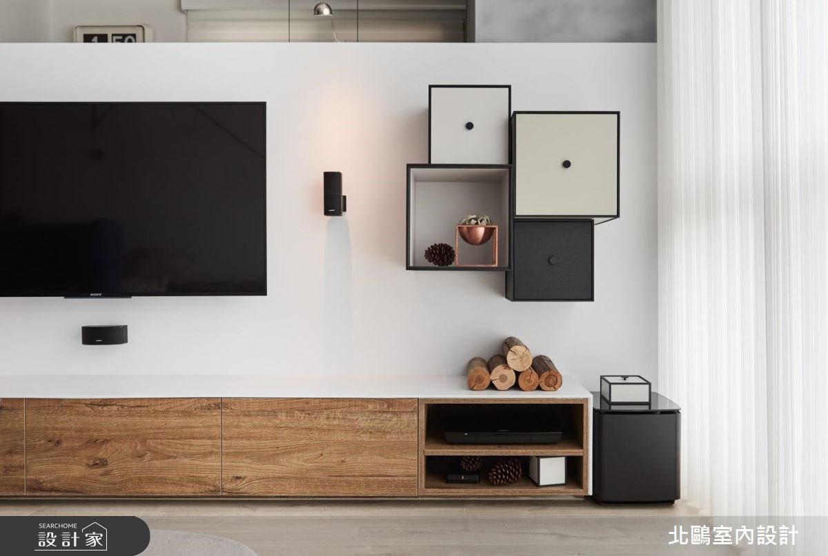 26坪新成屋(5年以下)＿北歐風客廳案例圖片＿北鷗室內設計＿北鷗_20ML House之3