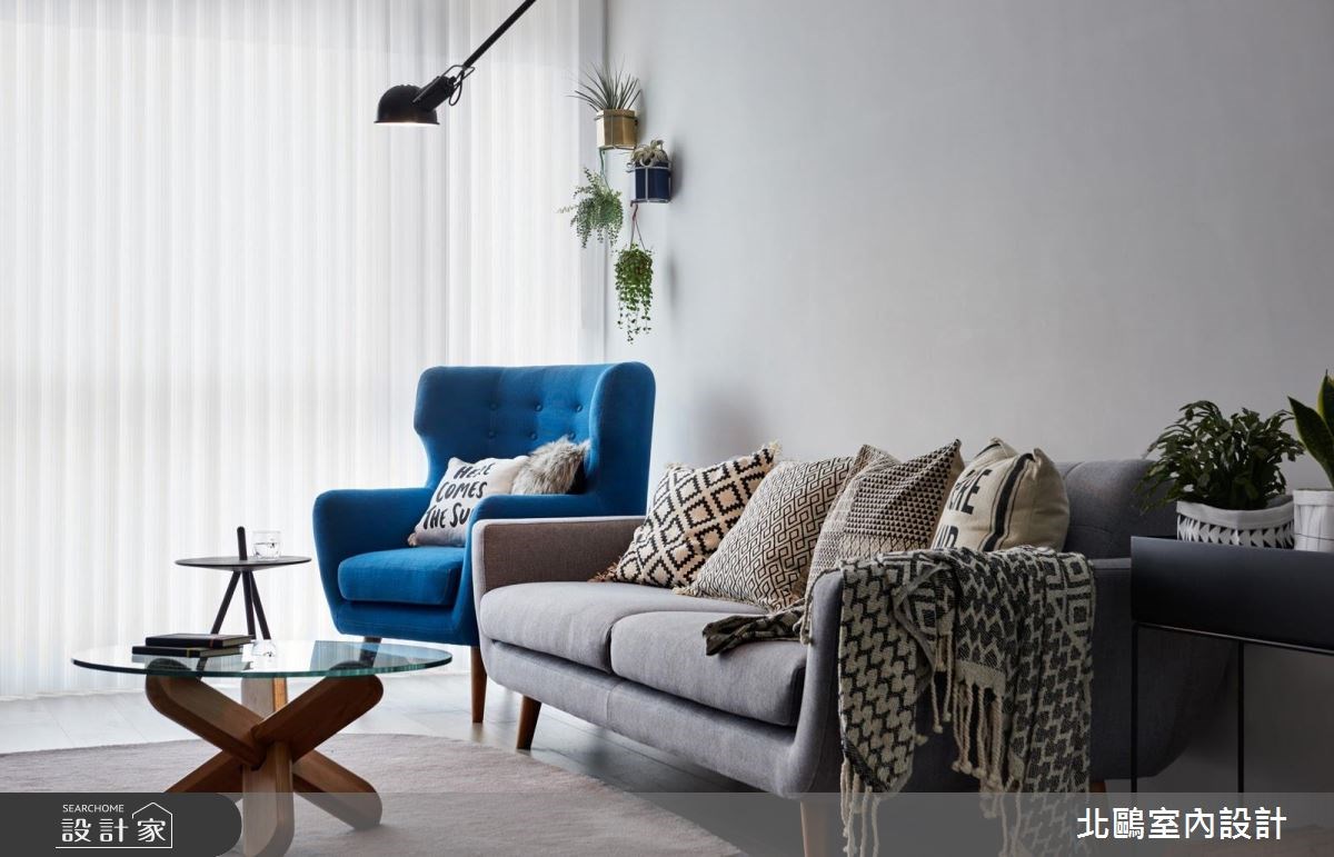 26坪新成屋(5年以下)＿北歐風客廳案例圖片＿北鷗室內設計＿北鷗_20ML House之5