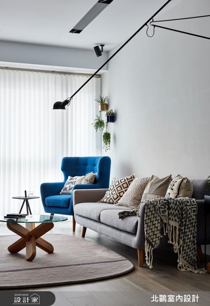 26坪新成屋(5年以下)＿北歐風客廳案例圖片＿北鷗室內設計＿北鷗_20ML House之6
