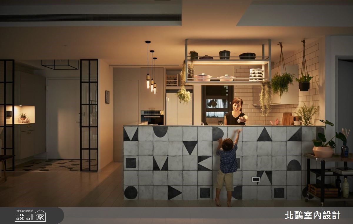 45坪新成屋(5年以下)＿北歐風玄關廚房案例圖片＿北鷗室內設計＿北鷗_21White House之13