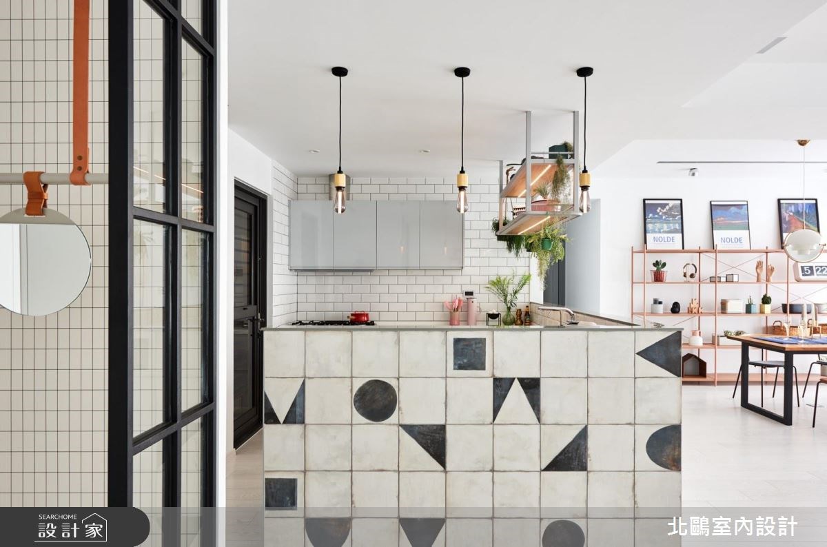 45坪新成屋(5年以下)＿北歐風廚房案例圖片＿北鷗室內設計＿北鷗_21White House之14