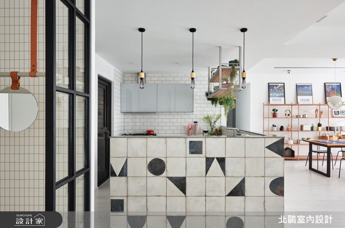 45坪新成屋(5年以下)＿北歐風廚房案例圖片＿北鷗室內設計＿北鷗_21White House之15
