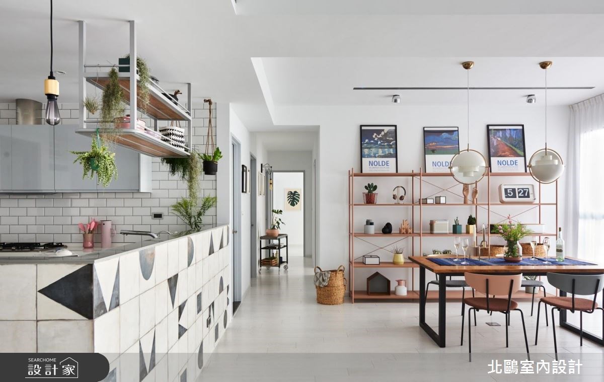 45坪新成屋(5年以下)＿北歐風餐廳廚房案例圖片＿北鷗室內設計＿北鷗_21White House之16