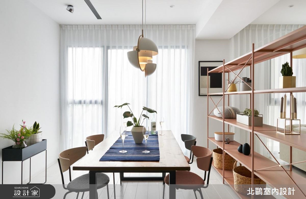 45坪新成屋(5年以下)＿北歐風餐廳案例圖片＿北鷗室內設計＿北鷗_21White House之23