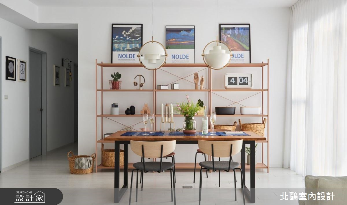 45坪新成屋(5年以下)＿北歐風餐廳案例圖片＿北鷗室內設計＿北鷗_21White House之25