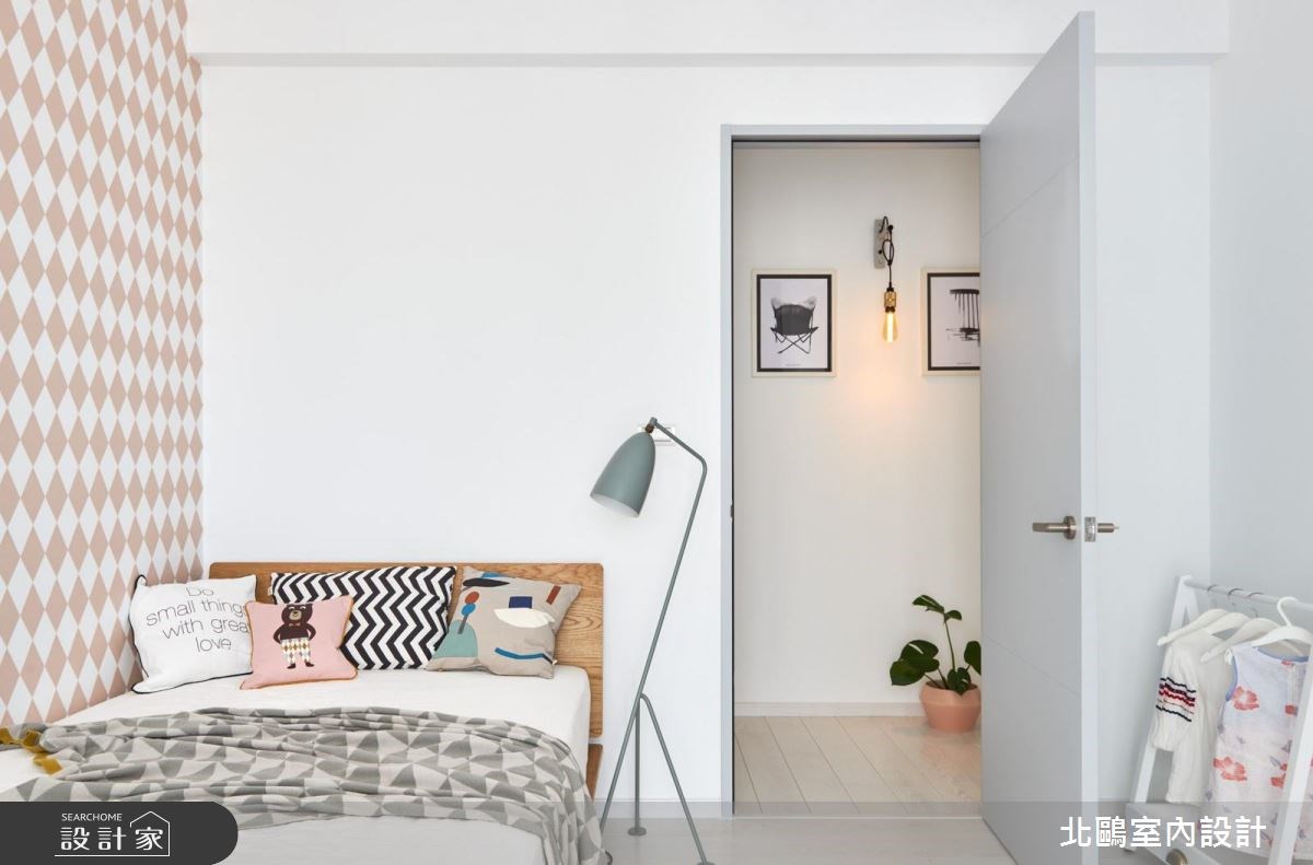 45坪新成屋(5年以下)＿北歐風臥室案例圖片＿北鷗室內設計＿北鷗_21White House之36