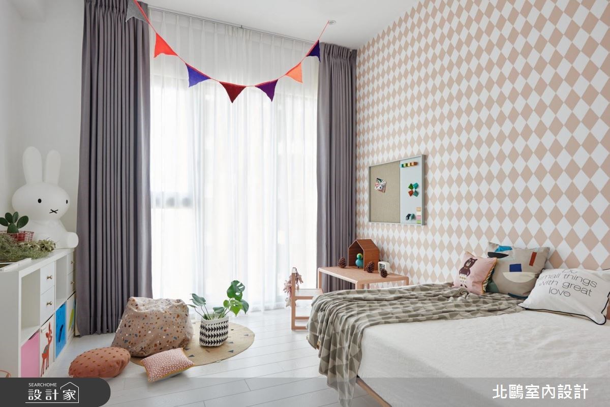 45坪新成屋(5年以下)＿北歐風臥室兒童房兒童房案例圖片＿北鷗室內設計＿北鷗_21White House之38