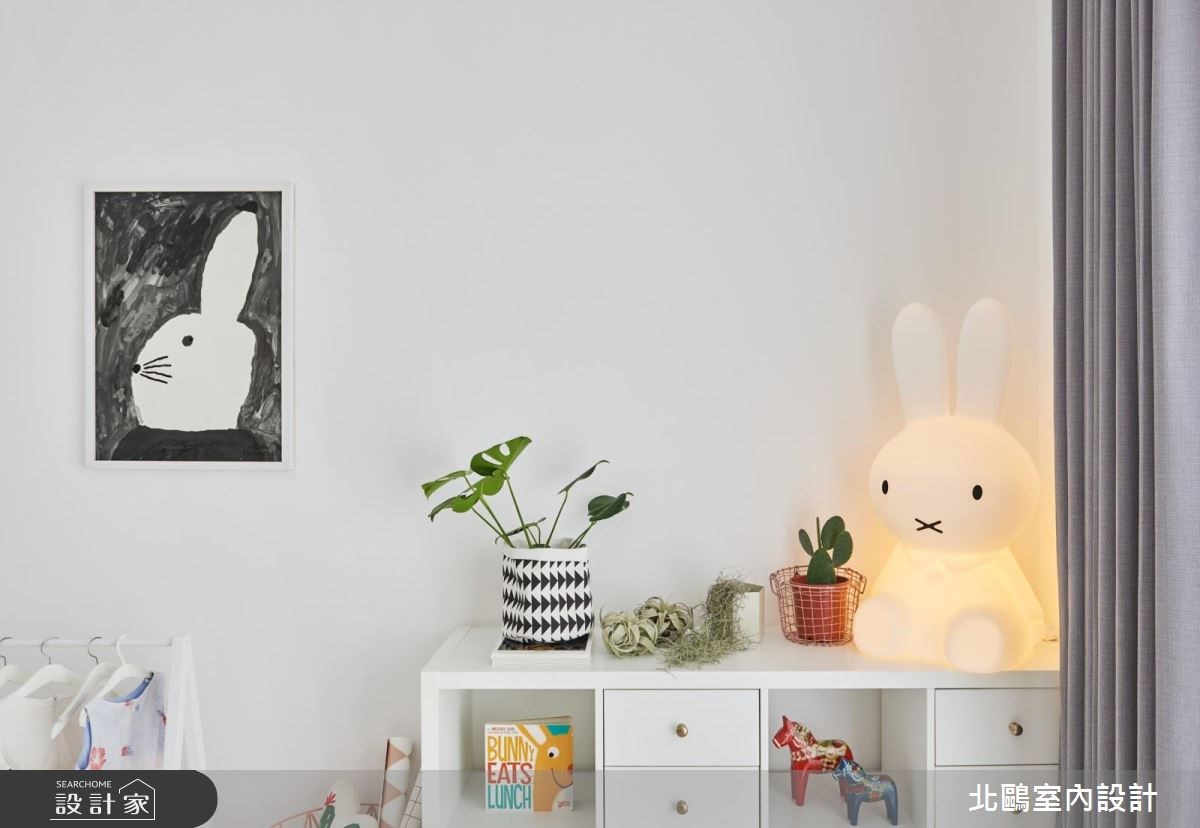 45坪新成屋(5年以下)＿北歐風臥室兒童房兒童房案例圖片＿北鷗室內設計＿北鷗_21White House之39
