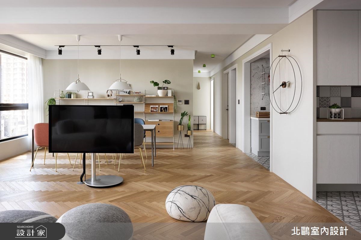 48坪新成屋(5年以下)＿北歐風客廳案例圖片＿北鷗室內設計＿北鷗_22之2