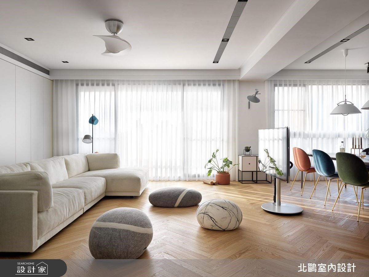 48坪新成屋(5年以下)＿北歐風客廳案例圖片＿北鷗室內設計＿北鷗_22之6