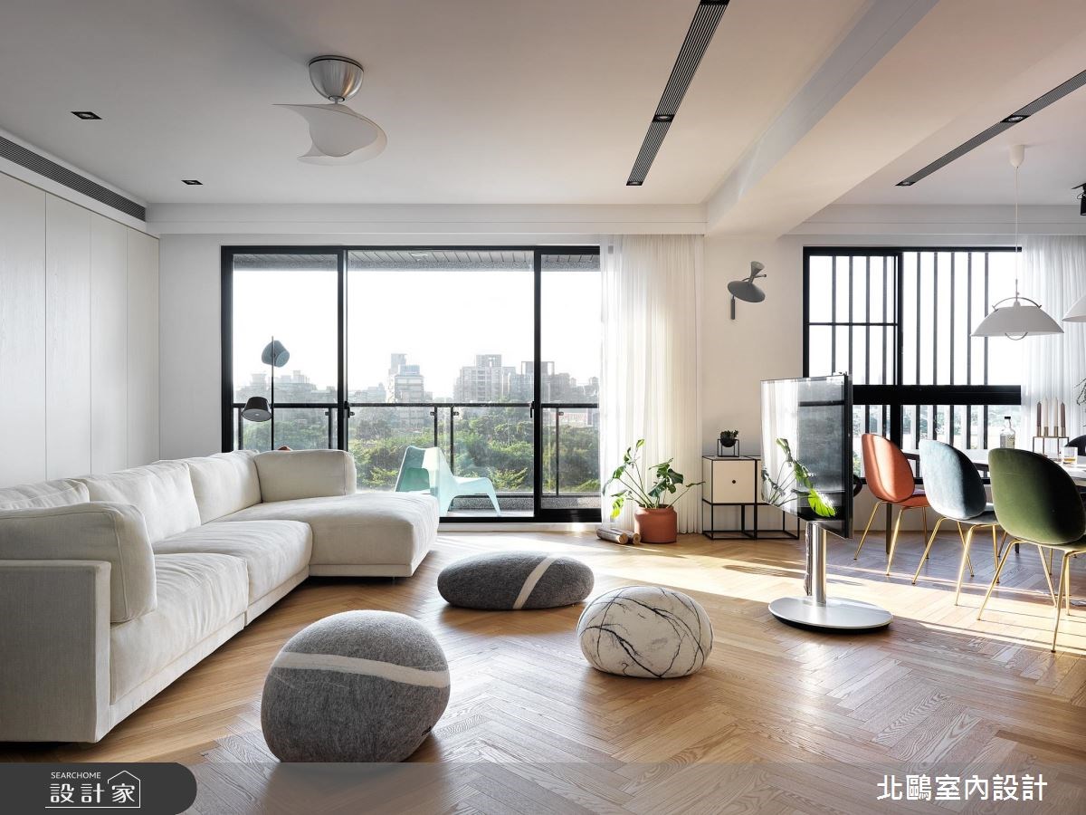 48坪新成屋(5年以下)＿北歐風客廳案例圖片＿北鷗室內設計＿北鷗_22之7