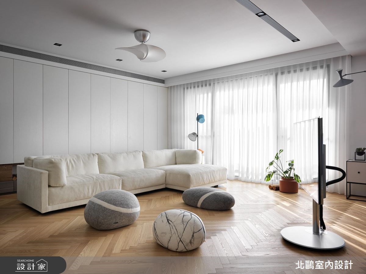 48坪新成屋(5年以下)＿北歐風客廳案例圖片＿北鷗室內設計＿北鷗_22之8