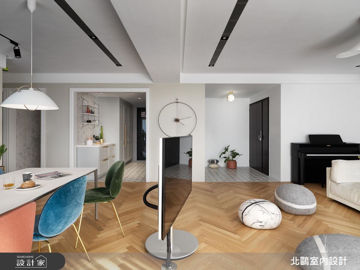 48坪新成屋(5年以下)＿北歐風客廳案例圖片＿北鷗室內設計＿北鷗_22之11