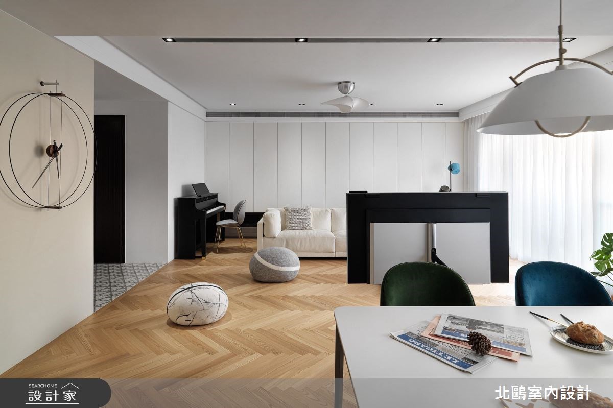 48坪新成屋(5年以下)＿北歐風客廳餐廳案例圖片＿北鷗室內設計＿北鷗_22之20