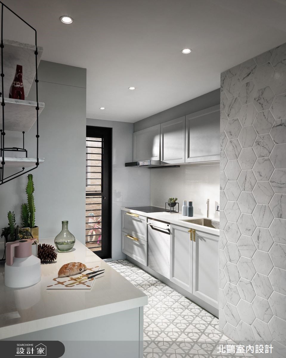 48坪新成屋(5年以下)＿北歐風廚房案例圖片＿北鷗室內設計＿北鷗_22之23