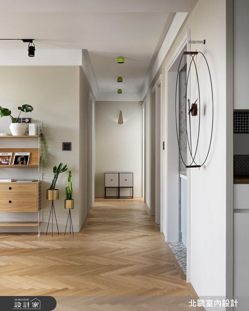 48坪新成屋(5年以下)＿北歐風走廊案例圖片＿北鷗室內設計＿北鷗_22之3