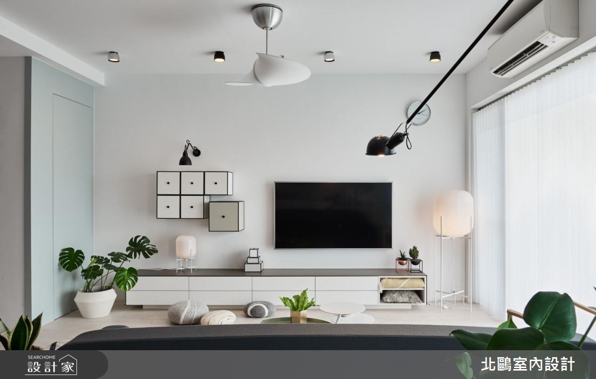 40坪新成屋(5年以下)＿北歐風客廳案例圖片＿北鷗室內設計＿北鷗_23 J16 House之10